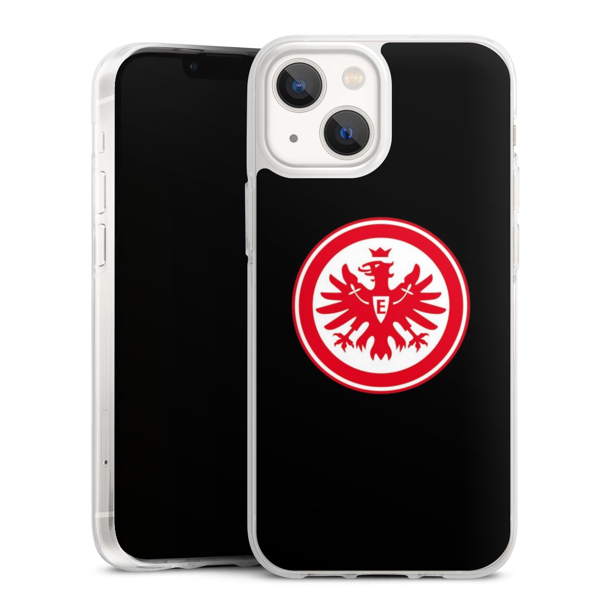 iPhone 13 Mini Handy Silikon Hülle Case transparent Handyhülle Eintracht Frankfurt Sge Eagle Silikon Case