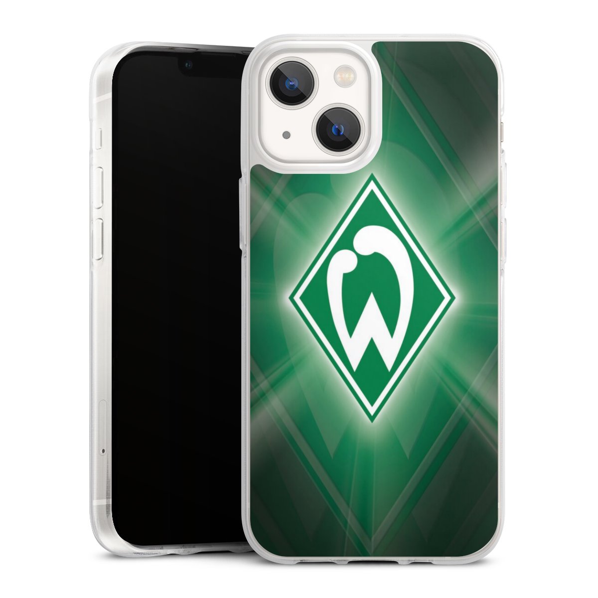 iPhone 13 Mini Handy Silikon Hülle Case transparent Handyhülle Sv Werder Bremen Official Licensed Product Coat Of Arms Silikon Case