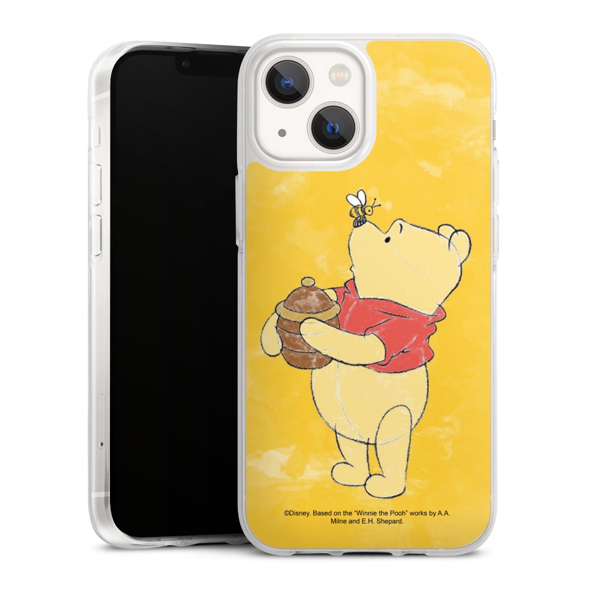 iPhone 13 Mini Handy Silikon Hülle Case transparent Handyhülle Official Licensed Product Winnie The Pooh Disney Silikon Case