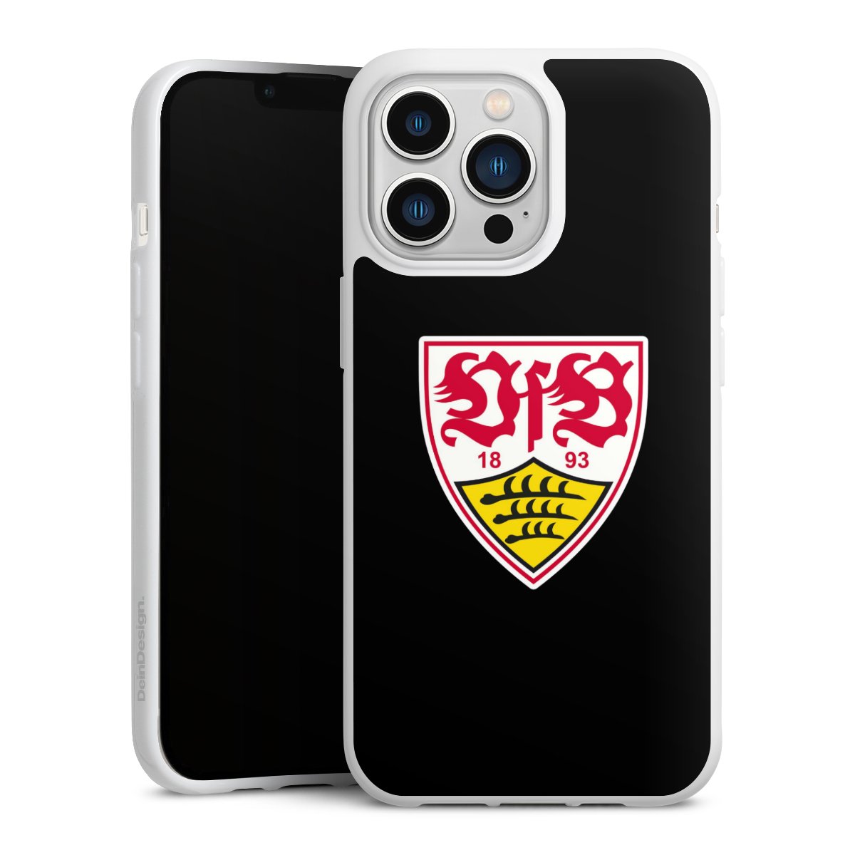 iPhone 13 Pro Handy Silikon Hülle Case weiß Handyhülle Vfb Stuttgart Official Licensed Product Coat Of Arms Silikon Case