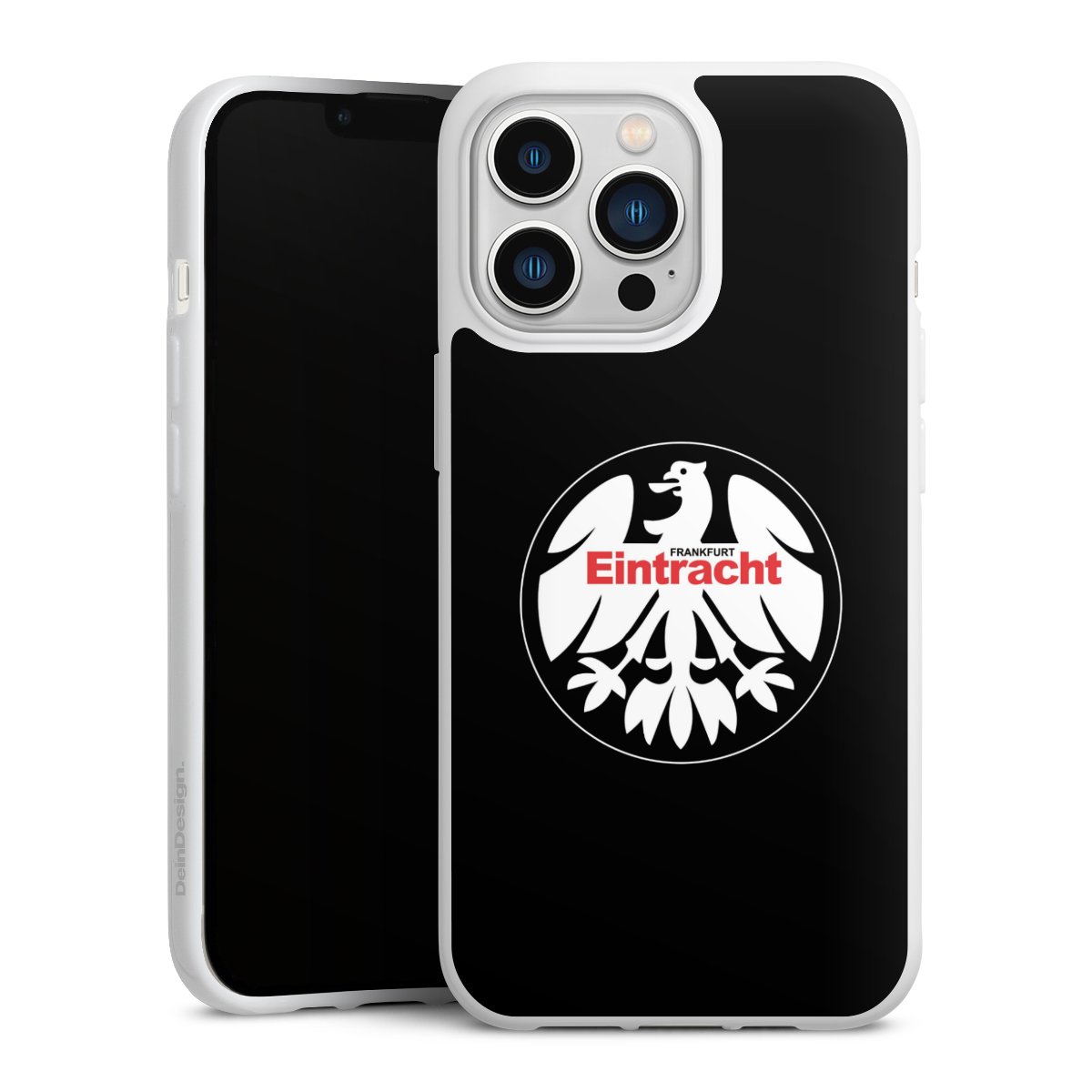 iPhone 13 Pro Handy Silikon Hülle Case weiß Handyhülle Official Licensed Product Eintracht Frankfurt Sge Silikon Case