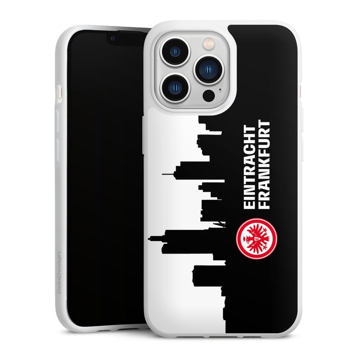 iPhone 13 Pro Handy Silikon Hülle Case weiß Handyhülle Sge Eintracht Frankfurt Official Licensed Product Silikon Case