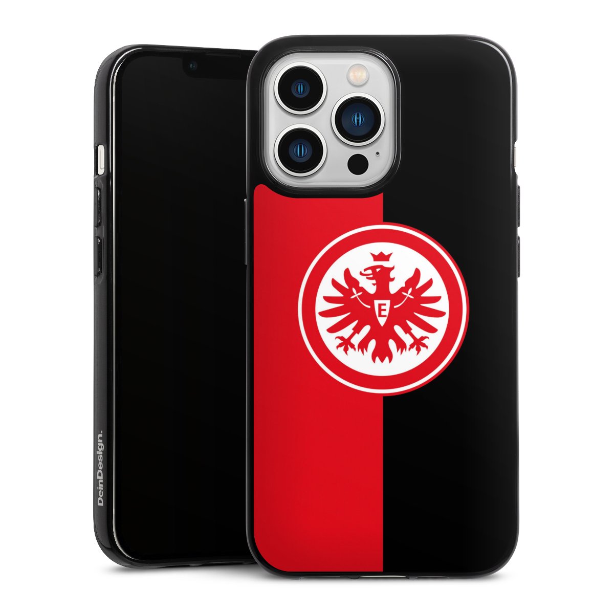 iPhone 13 Pro Handy Silikon Hülle Case schwarz Handyhülle Official Licensed Product Eintracht Frankfurt Sge