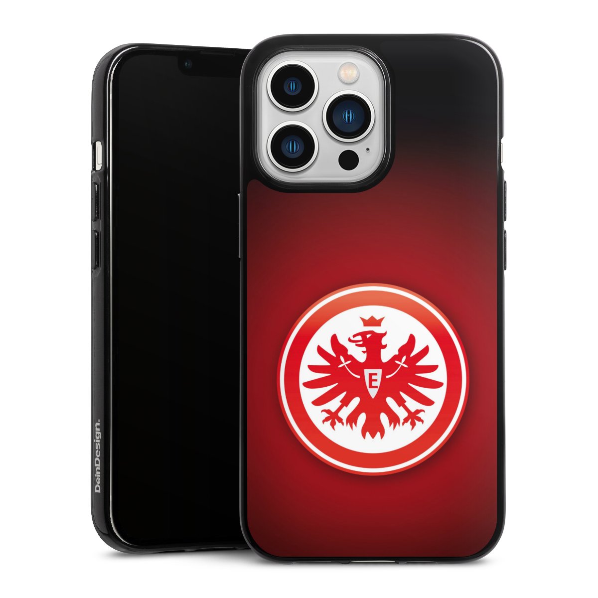 iPhone 13 Pro Handy Silikon Hülle Case schwarz Handyhülle Eintracht Frankfurt Official Licensed Product Coat Of Arms