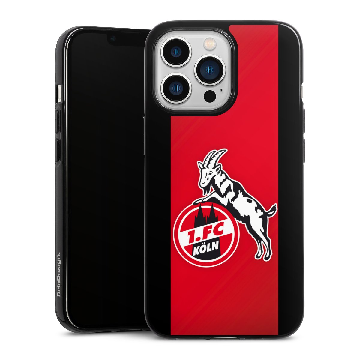 iPhone 13 Pro Handy Silikon Hülle Case schwarz Handyhülle Official Licensed Product Billy Goat Hennes 1. Fc Köln