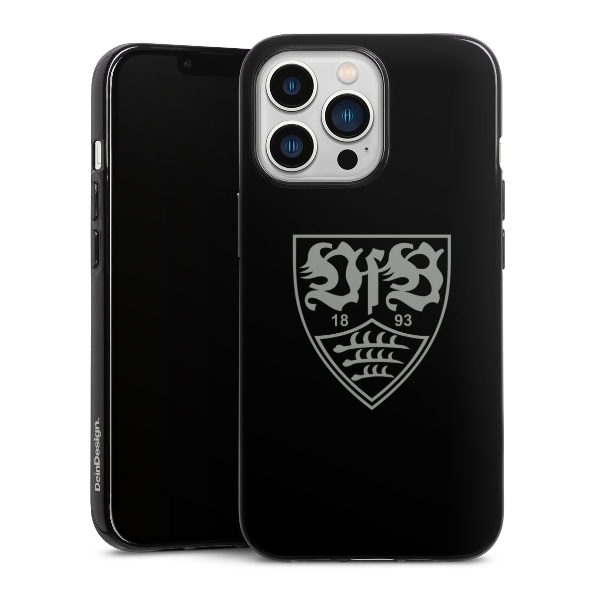 iPhone 13 Pro Handy Silikon Hülle Case schwarz Handyhülle Official Licensed Product Vfb Stuttgart