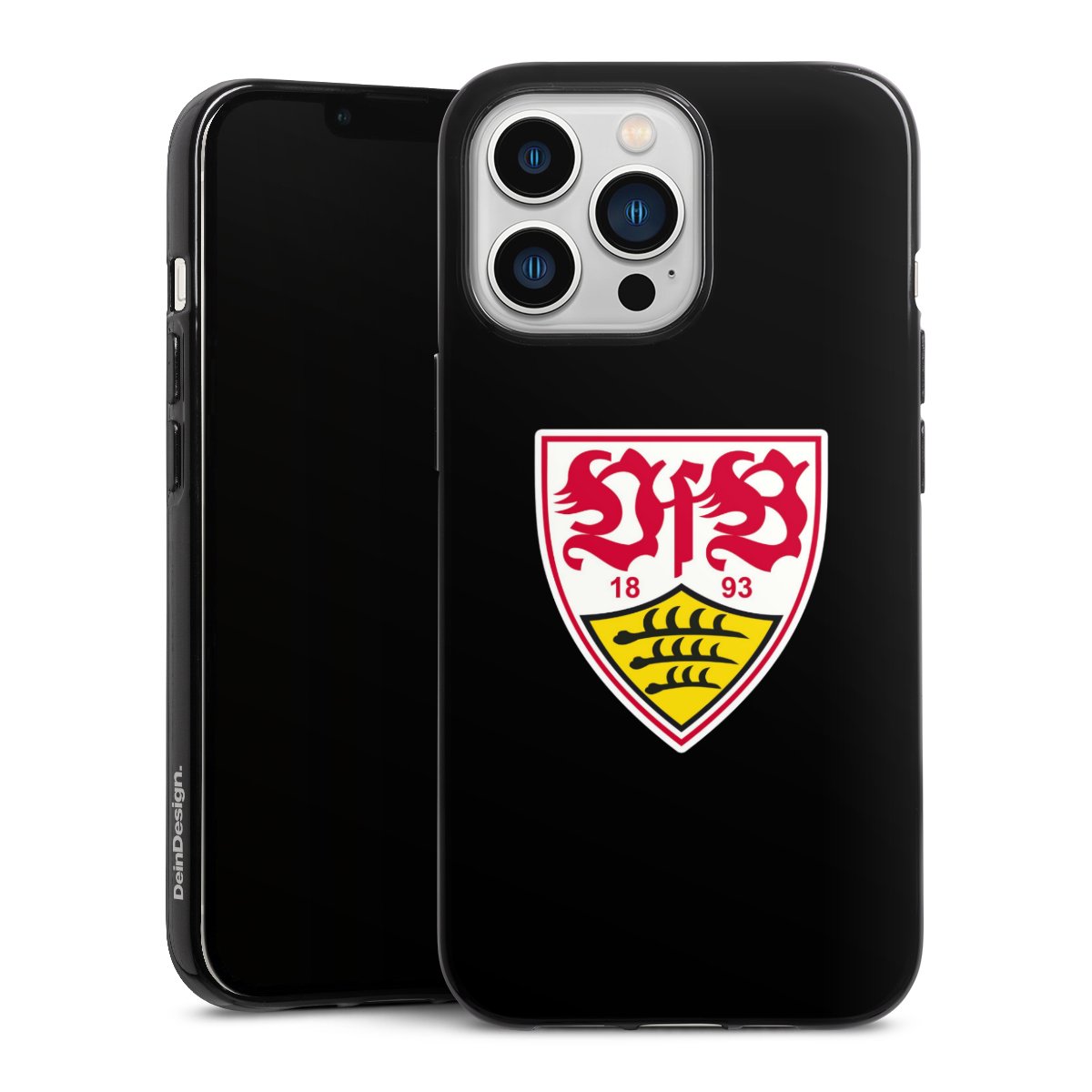 iPhone 13 Pro Handy Silikon Hülle Case schwarz Handyhülle Vfb Stuttgart Official Licensed Product Coat Of Arms