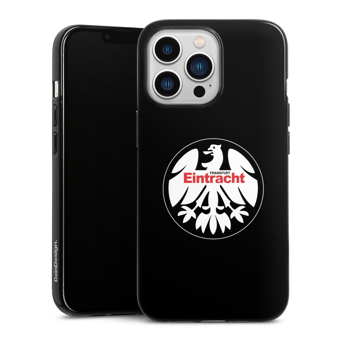 iPhone 13 Pro Handy Silikon Hülle Case schwarz Handyhülle Official Licensed Product Eintracht Frankfurt Sge