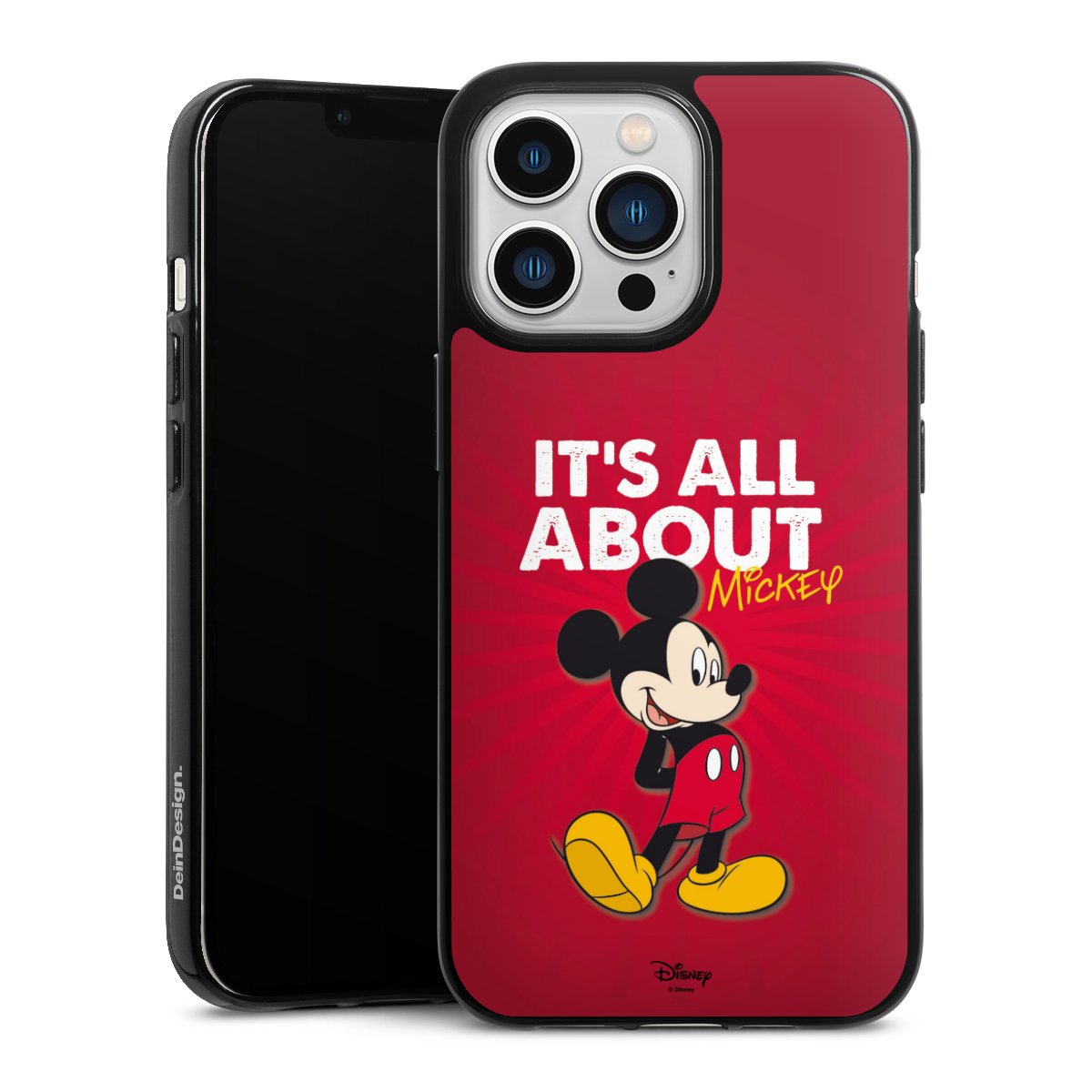 iPhone 13 Pro Handy Silikon Hülle Case schwarz Handyhülle Mouse Disney Official Licensed Product