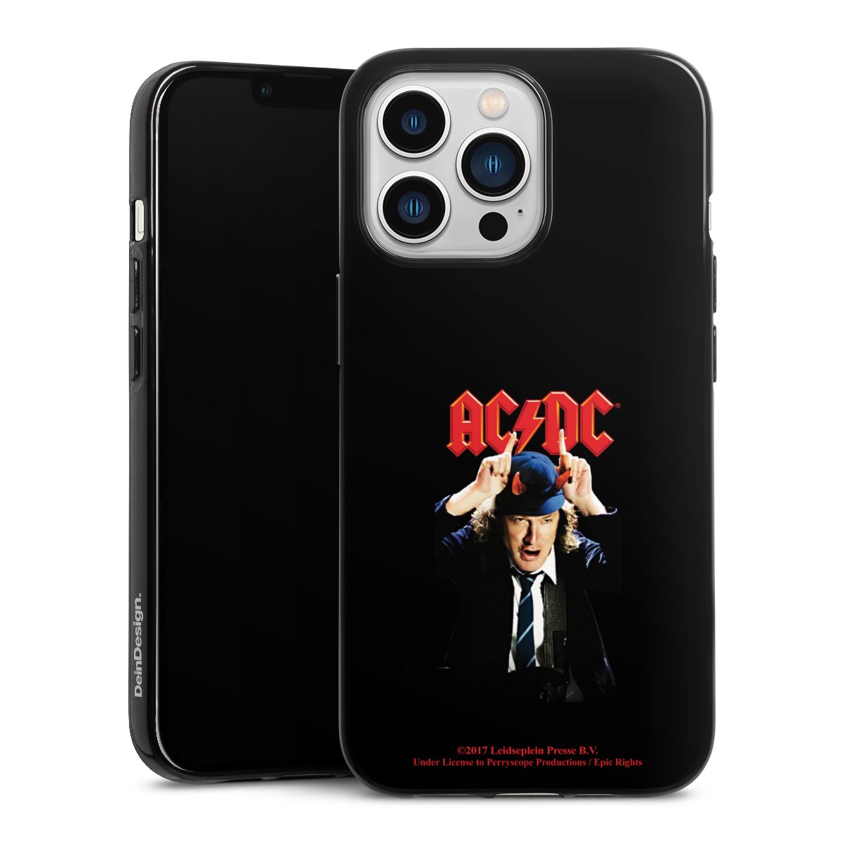 iPhone 13 Pro Handy Silikon Hülle Case schwarz Handyhülle Merchandise Acdc Riverplate