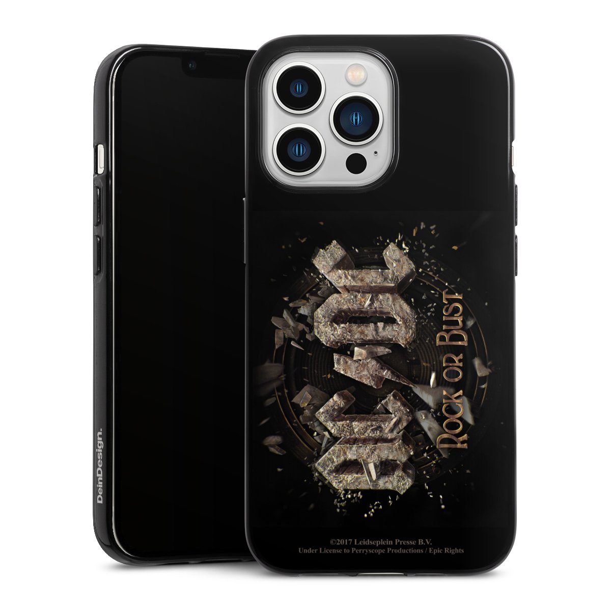 iPhone 13 Pro Handy Silikon Hülle Case schwarz Handyhülle Acdc Official Licensed Product Rock Or Bust