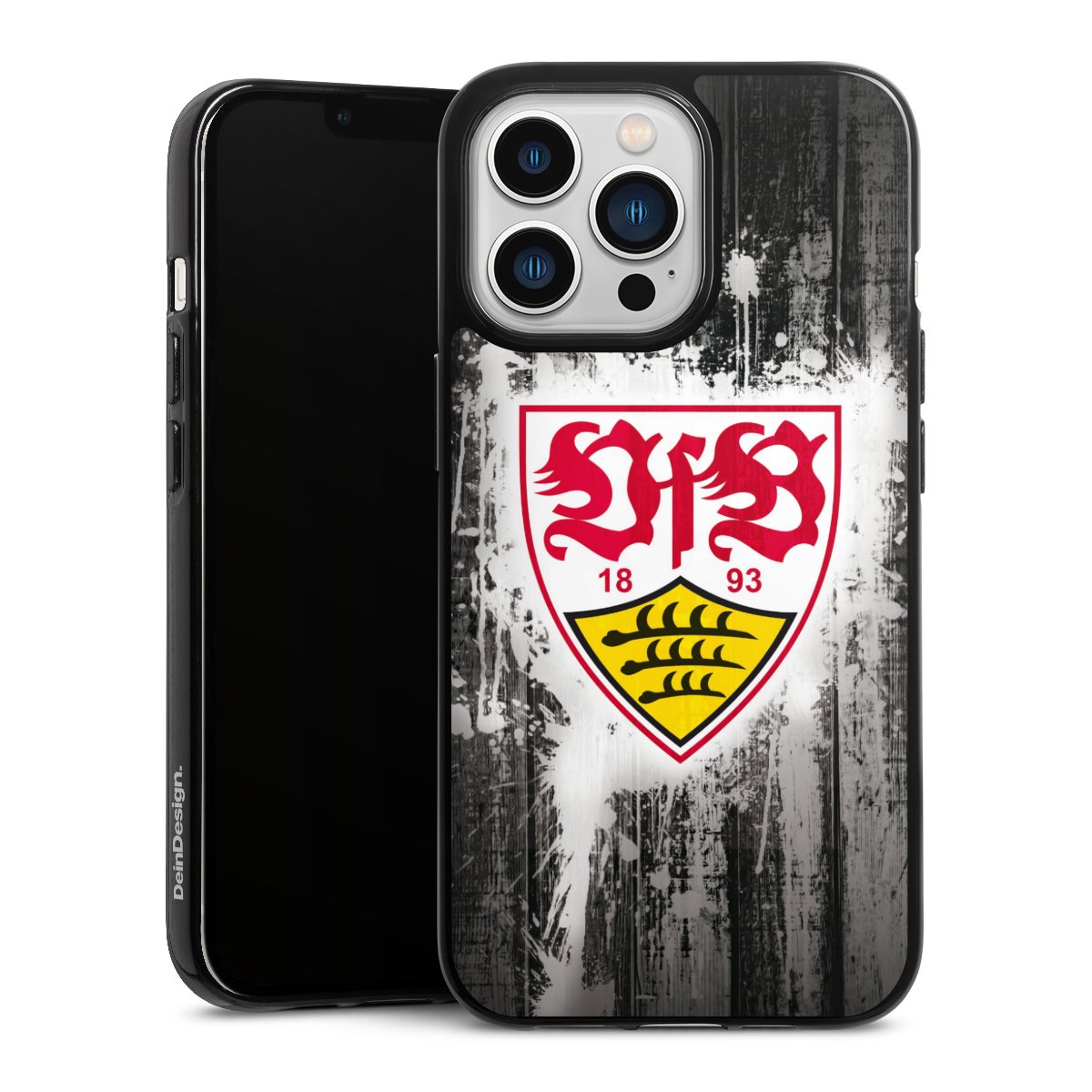 iPhone 13 Pro Handy Silikon Hülle Case schwarz Handyhülle Vfb Stuttgart Official Licensed Product