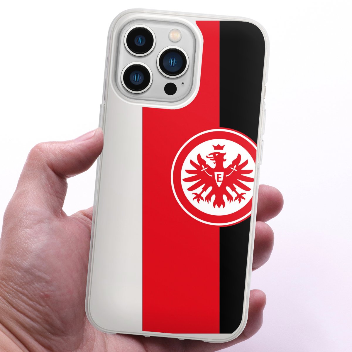 iPhone 13 Pro Handy Silikon Hülle Case transparent Handyhülle Official Licensed Product Eintracht Frankfurt Sge Silikon Case