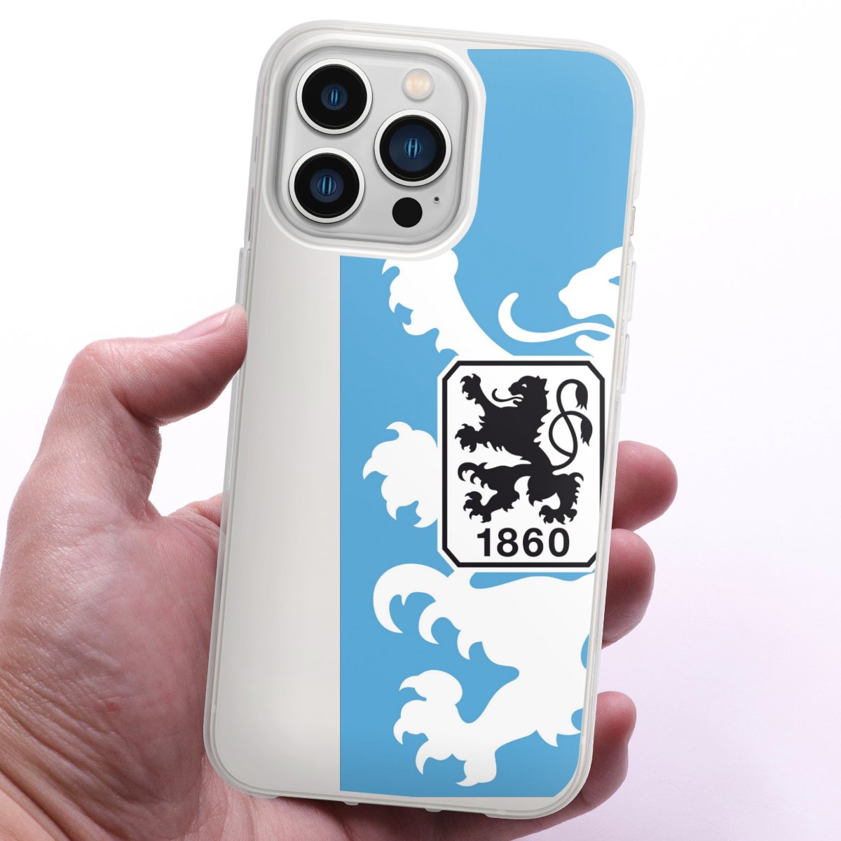 iPhone 13 Pro Handy Silikon Hülle Case transparent Handyhülle Coat Of Arms Official Licensed Product Silikon Case