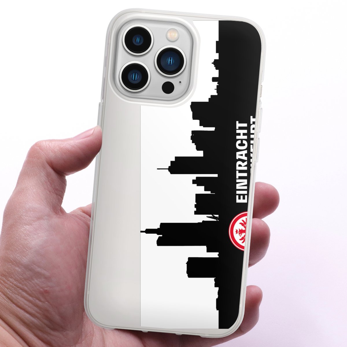 iPhone 13 Pro Handy Silikon Hülle Case transparent Handyhülle Sge Eintracht Frankfurt Official Licensed Product Silikon Case