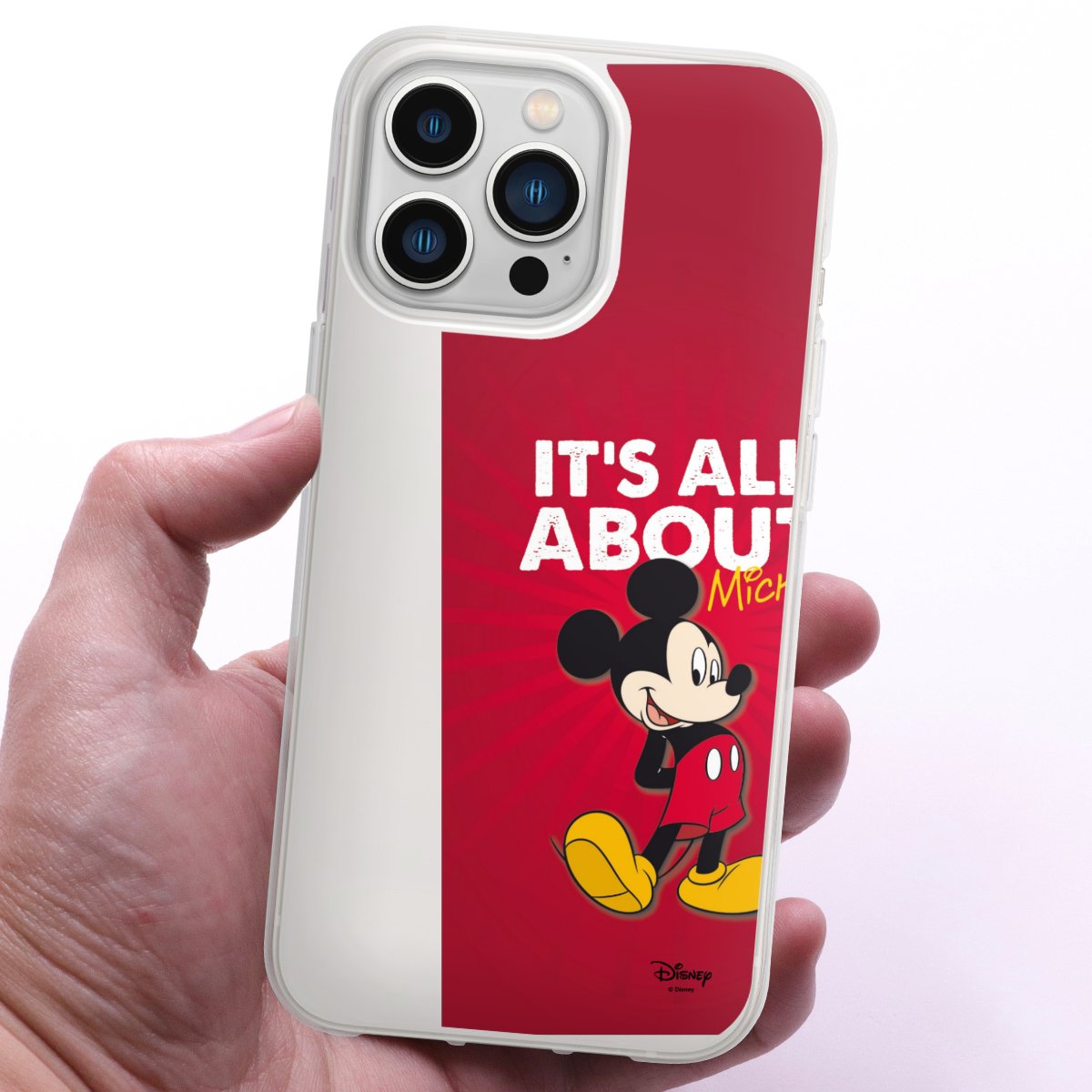 iPhone 13 Pro Handy Silikon Hülle Case transparent Handyhülle Mouse Disney Official Licensed Product Silikon Case