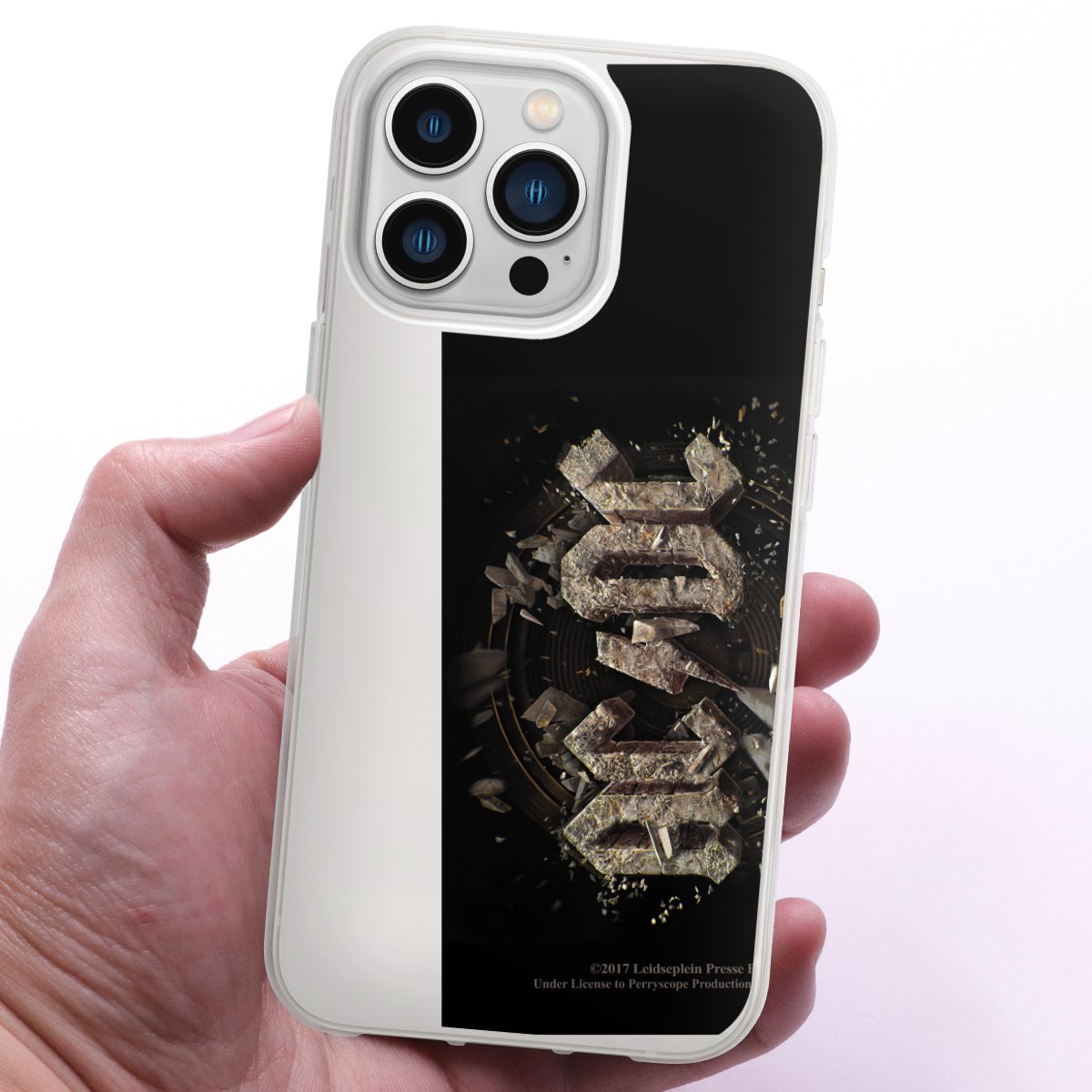 iPhone 13 Pro Handy Silikon Hülle Case transparent Handyhülle Acdc Official Licensed Product Rock Or Bust Silikon Case