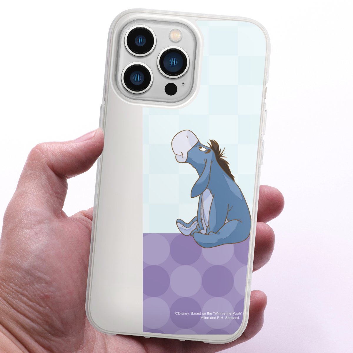 iPhone 13 Pro Handy Silikon Hülle Case transparent Handyhülle Disney Donkey Winnie The Pooh Silikon Case