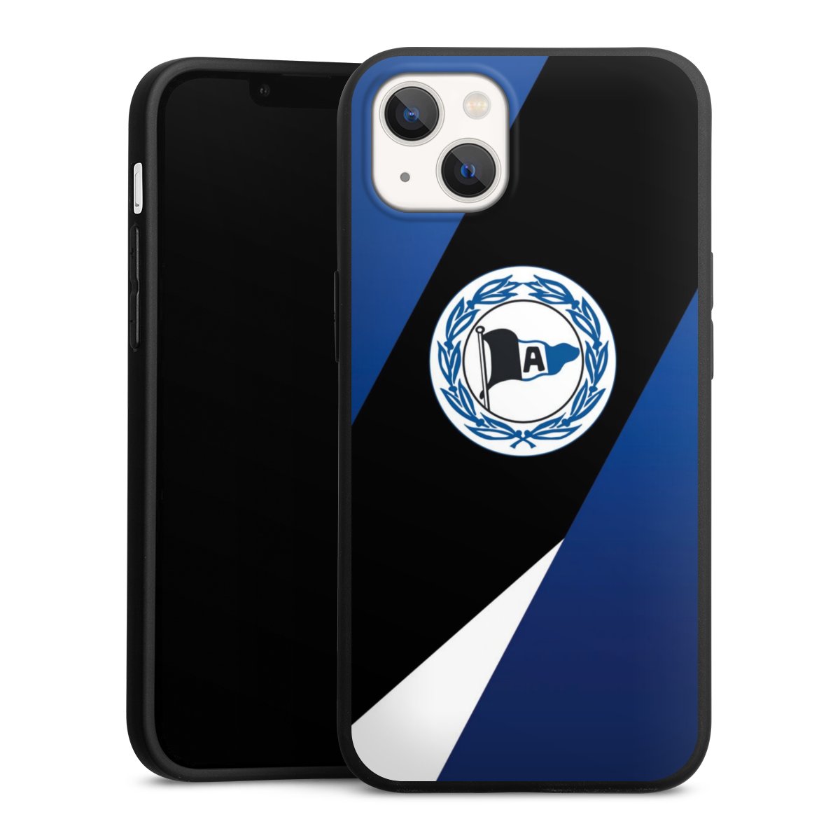 iPhone 13 Handy Premium Silikon Hülle Handyhülle schwarz Case Official Licensed Product Arminia Bielefeld Dsc Silikon Premium Case