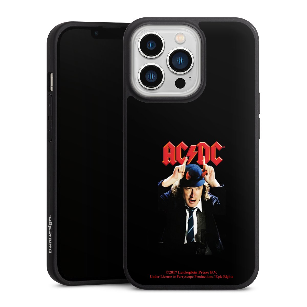 iPhone 13 Pro Handy Premium Silikon Hülle Handyhülle schwarz Case Merchandise Acdc Riverplate Silikon Premium Case