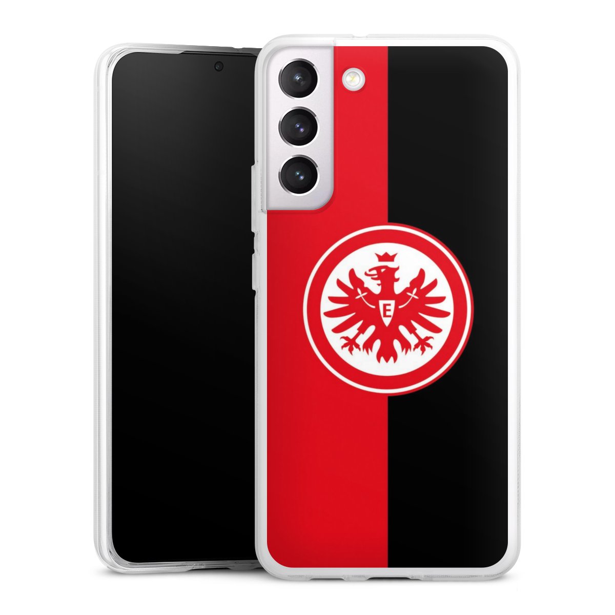 Galaxy S22+ Handy Silikon Hülle Case transparent Handyhülle Official Licensed Product Eintracht Frankfurt Sge Silikon Case