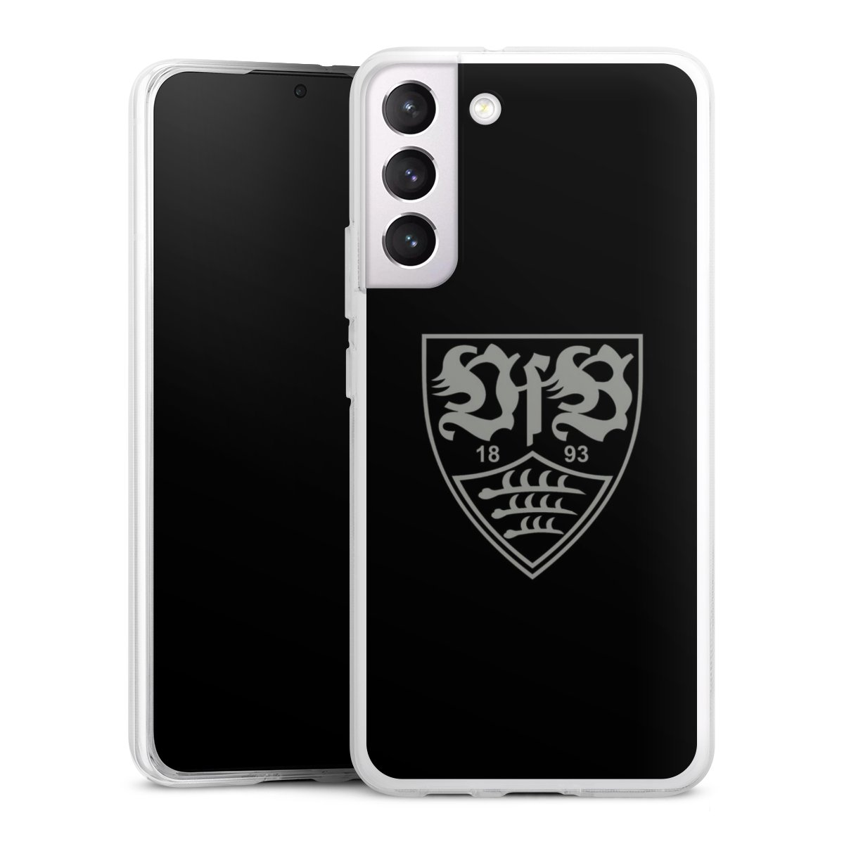 Galaxy S22+ Handy Silikon Hülle Case transparent Handyhülle Official Licensed Product Vfb Stuttgart Silikon Case