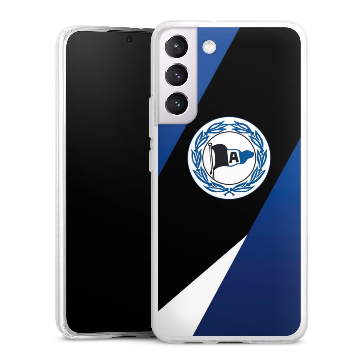 Galaxy S22+ Handy Silikon Hülle Case transparent Handyhülle Official Licensed Product Arminia Bielefeld Dsc Silikon Case