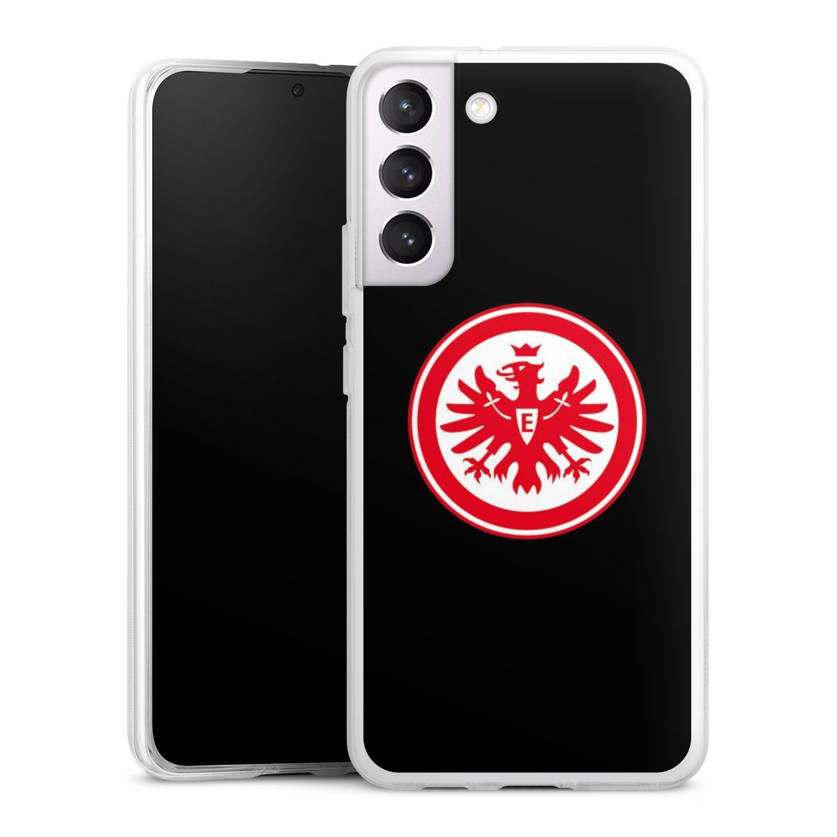 Galaxy S22+ Handy Silikon Hülle Case transparent Handyhülle Eintracht Frankfurt Sge Eagle Silikon Case