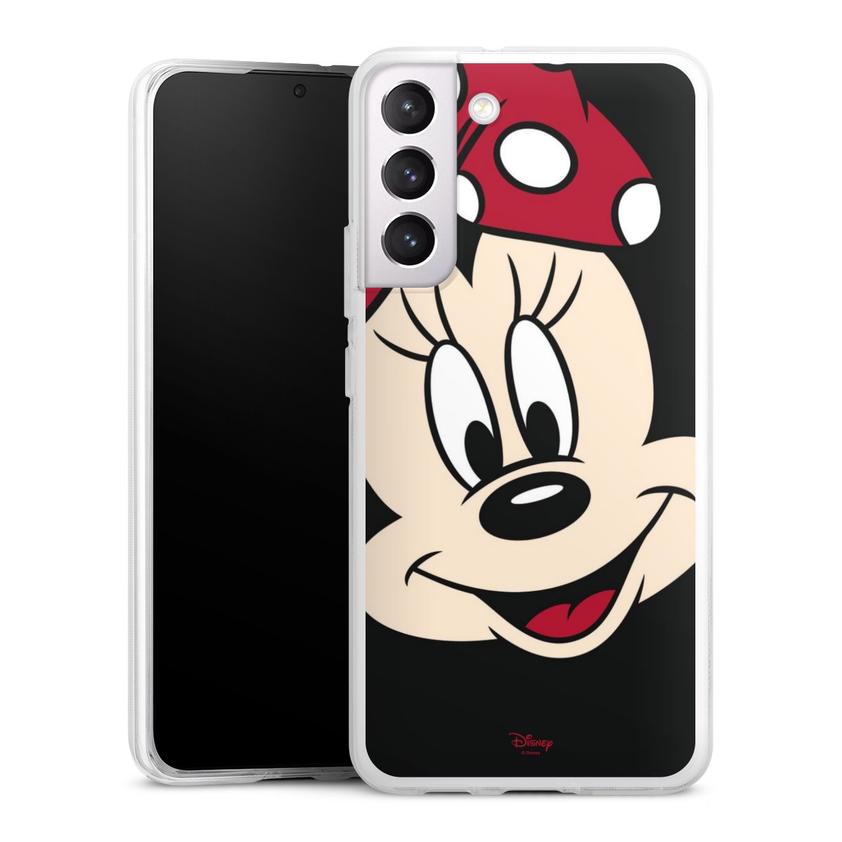 Galaxy S22+ Handy Silikon Hülle Case transparent Handyhülle Minnie Mouse Official Licensed Product Disney Silikon Case