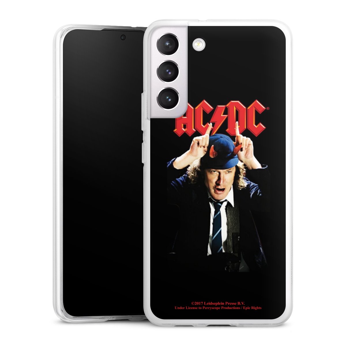 Galaxy S22+ Handy Silikon Hülle Case transparent Handyhülle Merchandise Acdc Riverplate Silikon Case