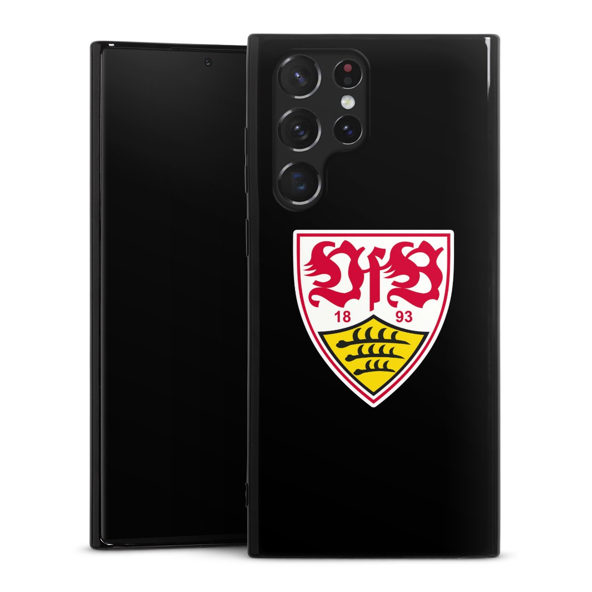 Galaxy S22 Ultra Handy Silikon Hülle Case schwarz Handyhülle Vfb Stuttgart Official Licensed Product Coat Of Arms