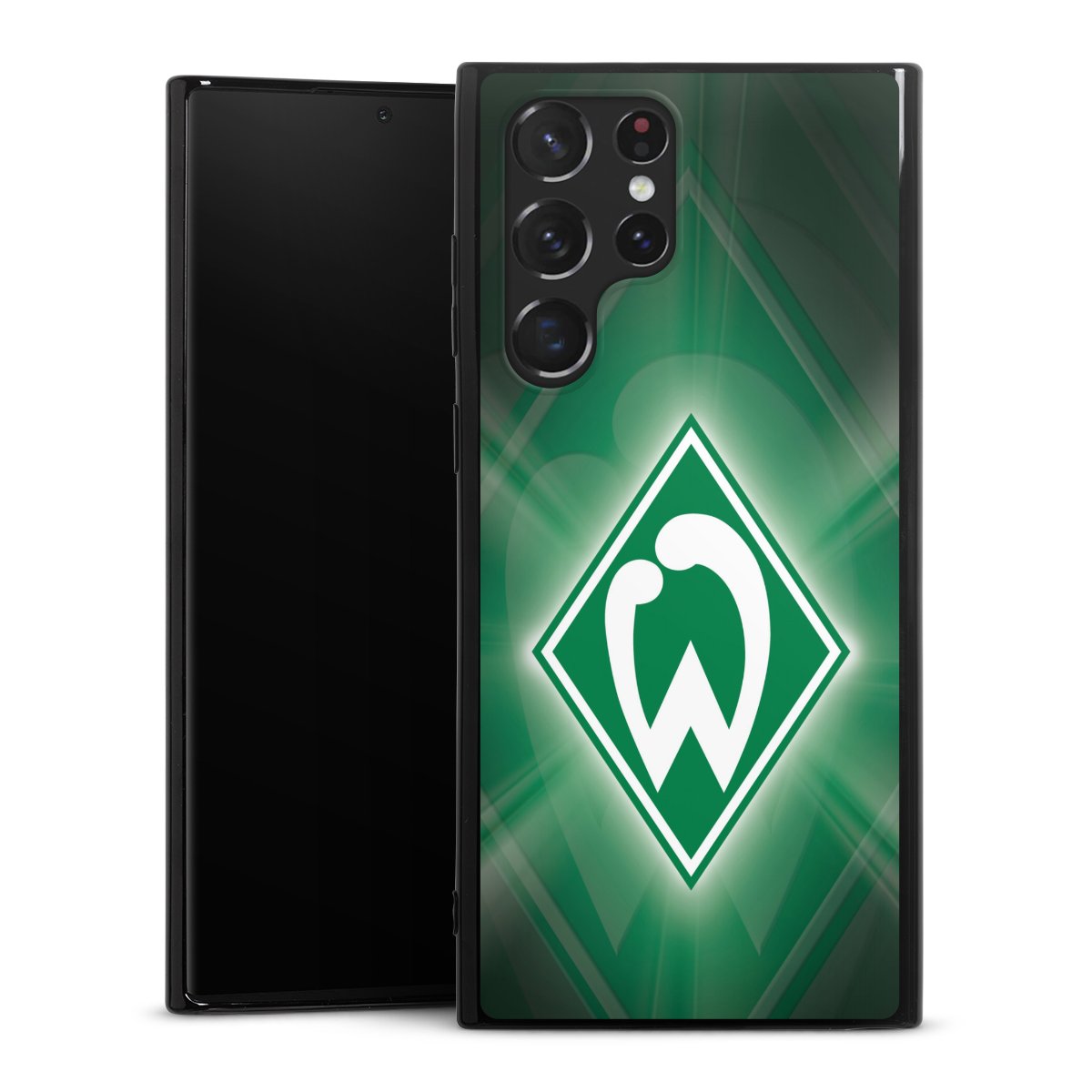 Galaxy S22 Ultra Handy Silikon Hülle Case schwarz Handyhülle Sv Werder Bremen Official Licensed Product Coat Of Arms