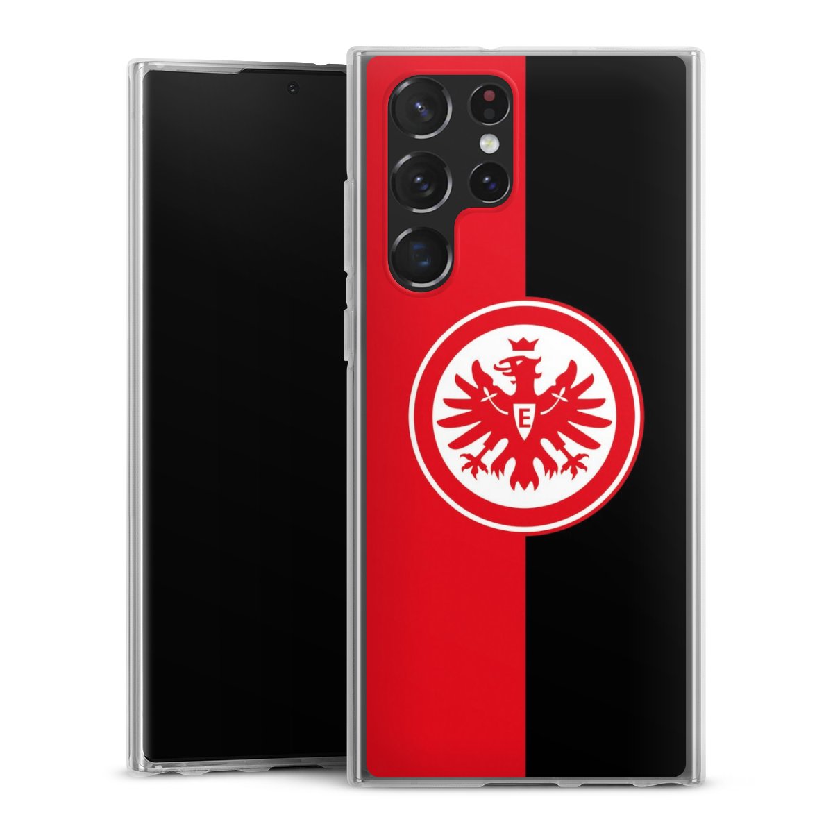 Galaxy S22 Ultra Handy Silikon Hülle Case transparent Handyhülle Official Licensed Product Eintracht Frankfurt Sge Silikon Case