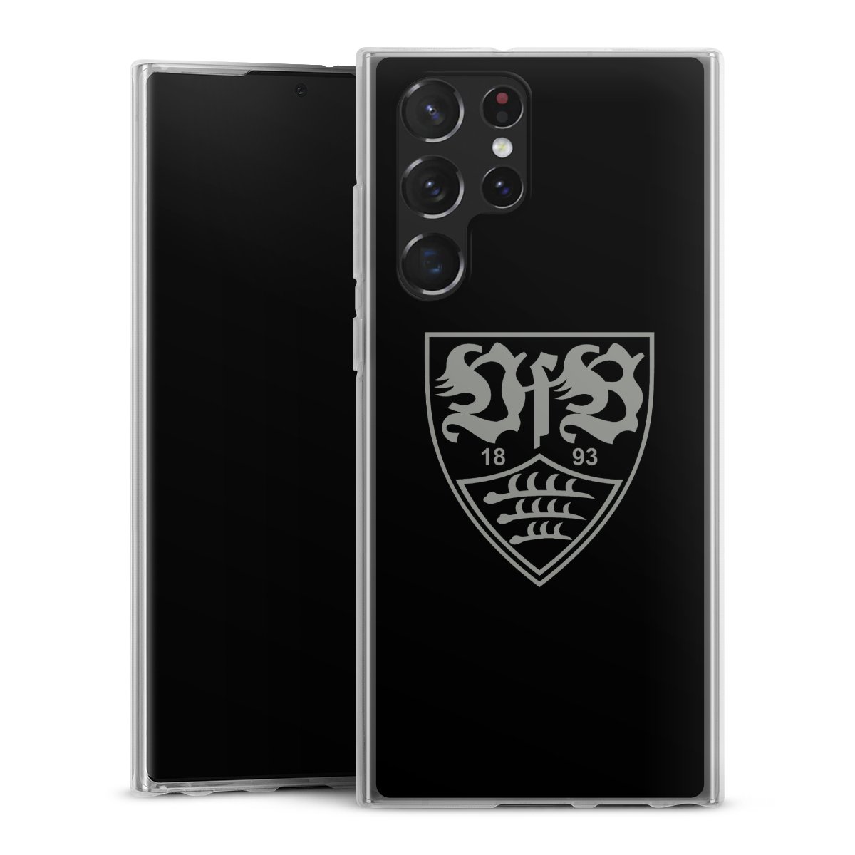 Galaxy S22 Ultra Handy Silikon Hülle Case transparent Handyhülle Official Licensed Product Vfb Stuttgart Silikon Case