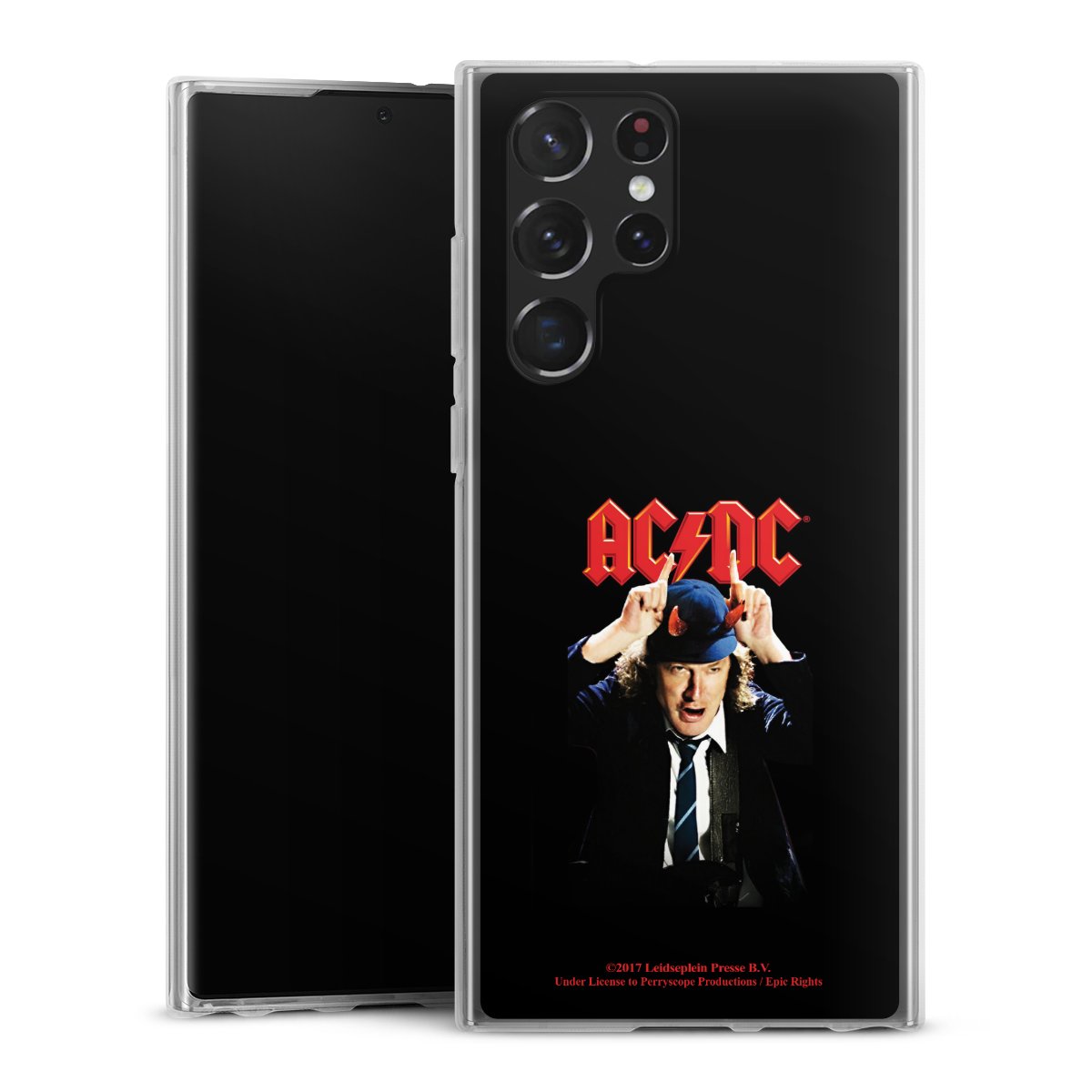 Galaxy S22 Ultra Handy Silikon Hülle Case transparent Handyhülle Merchandise Acdc Riverplate Silikon Case