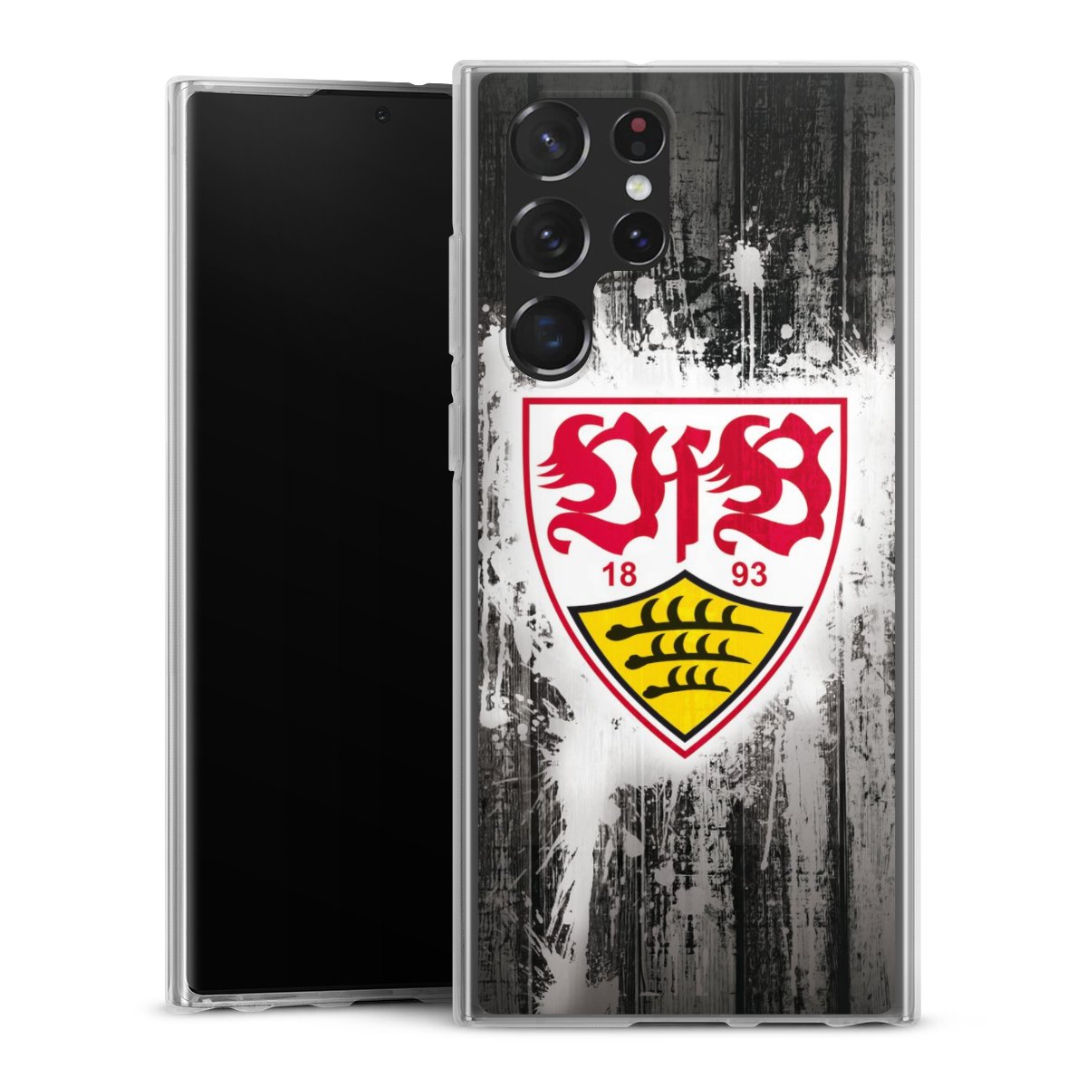 Galaxy S22 Ultra Handy Silikon Hülle Case transparent Handyhülle Vfb Stuttgart Official Licensed Product Silikon Case