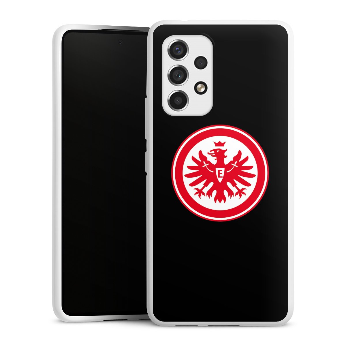 Galaxy A53 5G Handy Silikon Hülle Case weiß Handyhülle Eintracht Frankfurt Sge Eagle Silikon Case