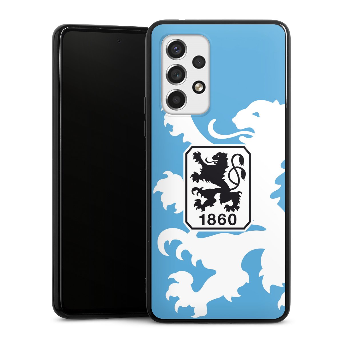 Galaxy A53 5G Handy Silikon Hülle Case schwarz Handyhülle Coat Of Arms Official Licensed Product