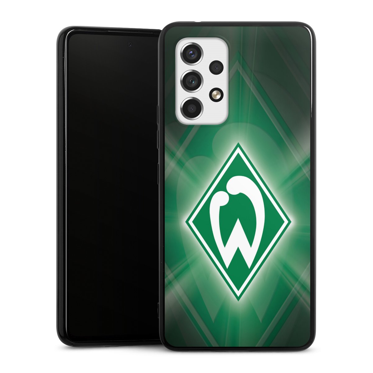 Galaxy A53 5G Handy Silikon Hülle Case schwarz Handyhülle Sv Werder Bremen Official Licensed Product Coat Of Arms