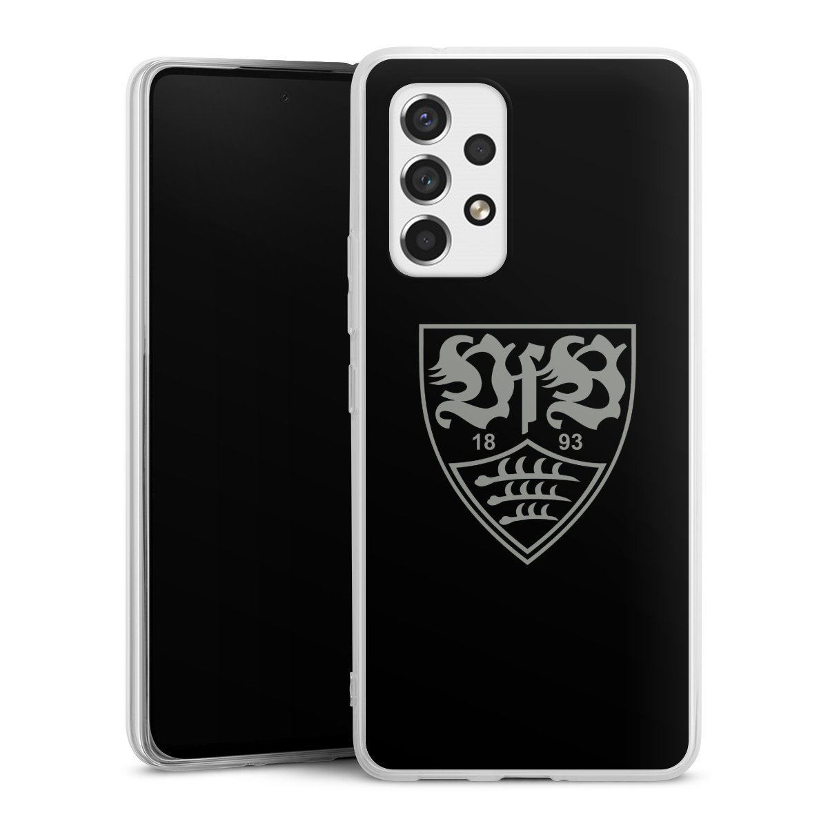 Galaxy A53 5G Handy Silikon Hülle Case transparent Handyhülle Official Licensed Product Vfb Stuttgart Silikon Case