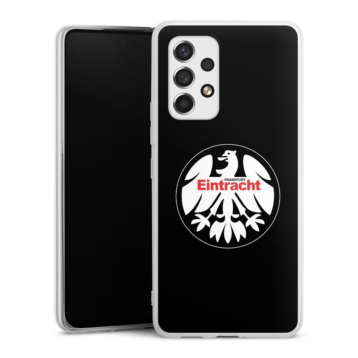 Galaxy A53 5G Handy Silikon Hülle Case transparent Handyhülle Official Licensed Product Eintracht Frankfurt Sge Silikon Case