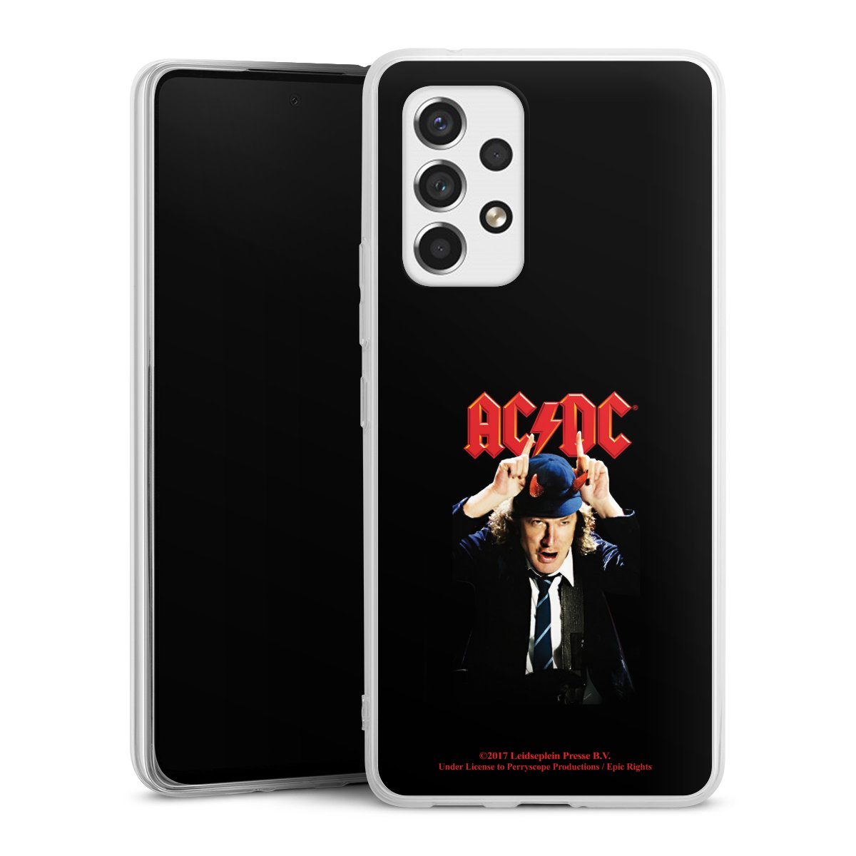 Galaxy A53 5G Handy Silikon Hülle Case transparent Handyhülle Merchandise Acdc Riverplate Silikon Case