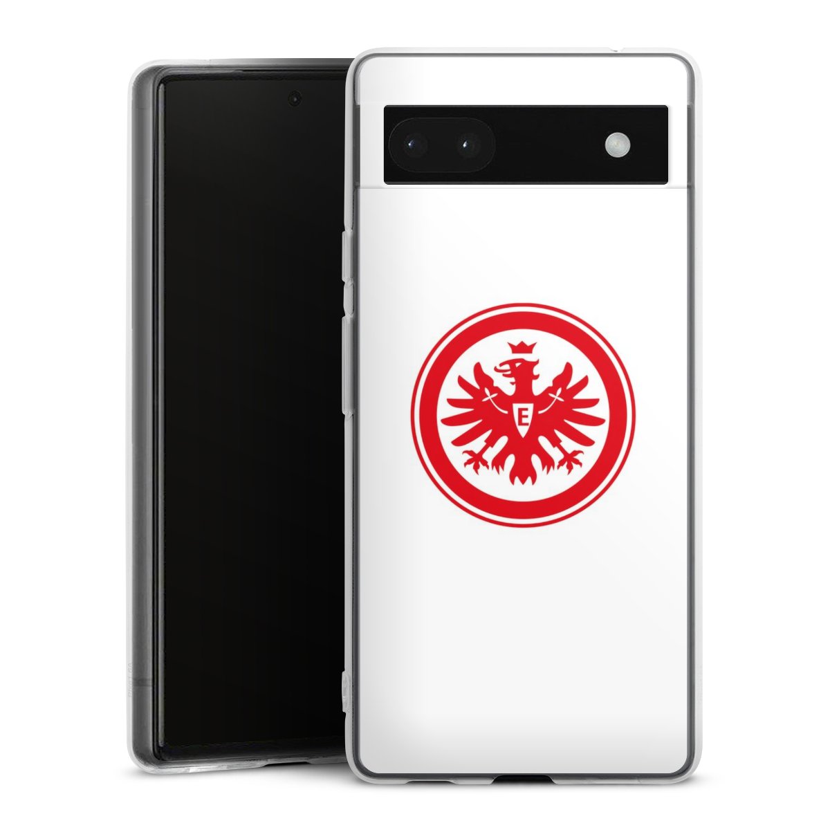 Google Pixel 6a Handy Silikon Hülle Case transparent Handyhülle Sge Eintracht Frankfurt Official Licensed Product Silikon Case