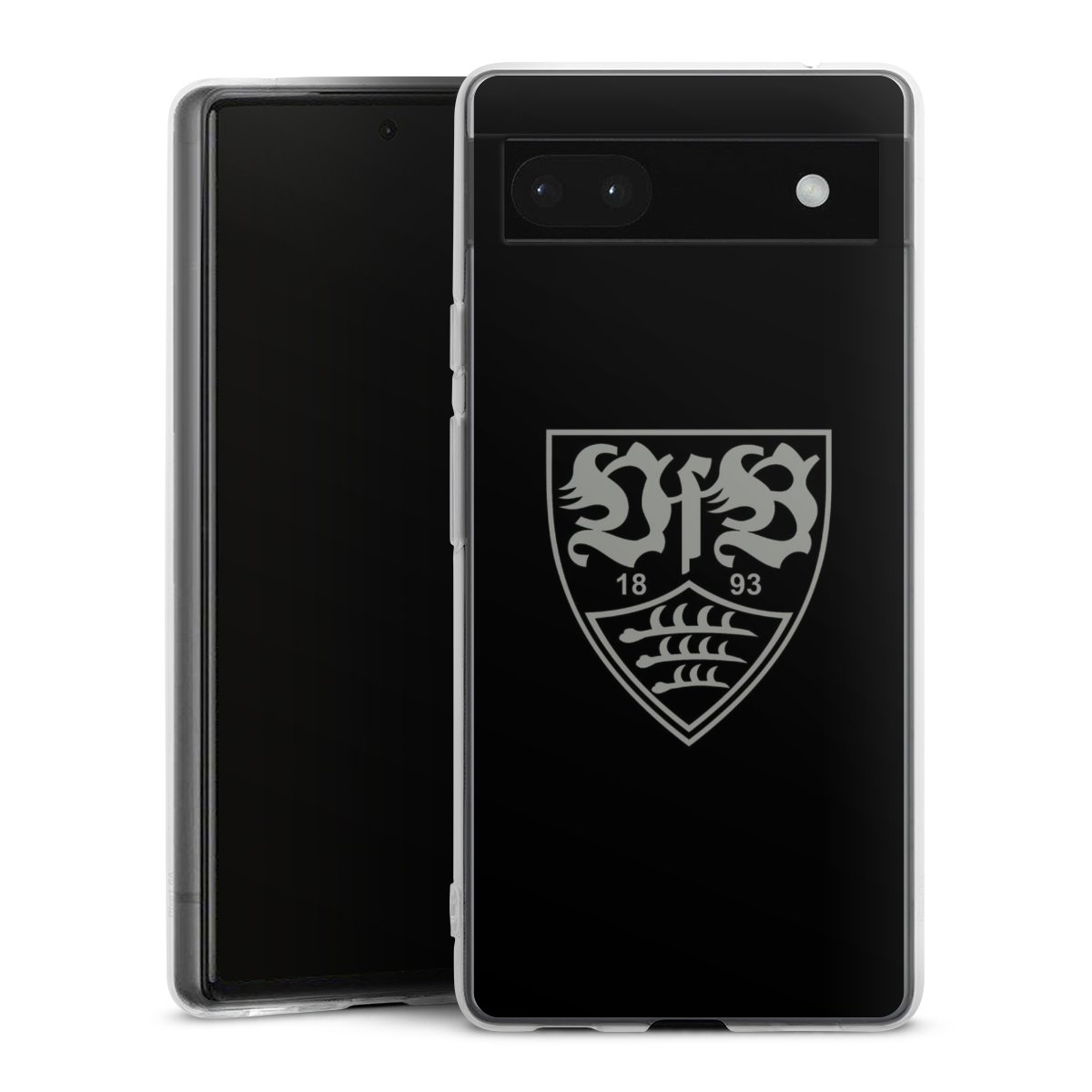 Google Pixel 6a Handy Silikon Hülle Case transparent Handyhülle Official Licensed Product Vfb Stuttgart Silikon Case