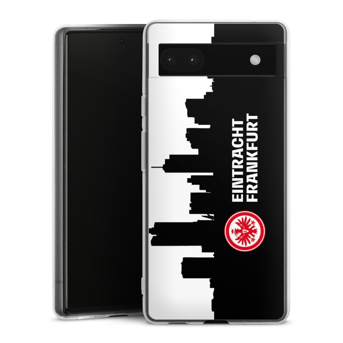 Google Pixel 6a Handy Silikon Hülle Case transparent Handyhülle Sge Eintracht Frankfurt Official Licensed Product Silikon Case