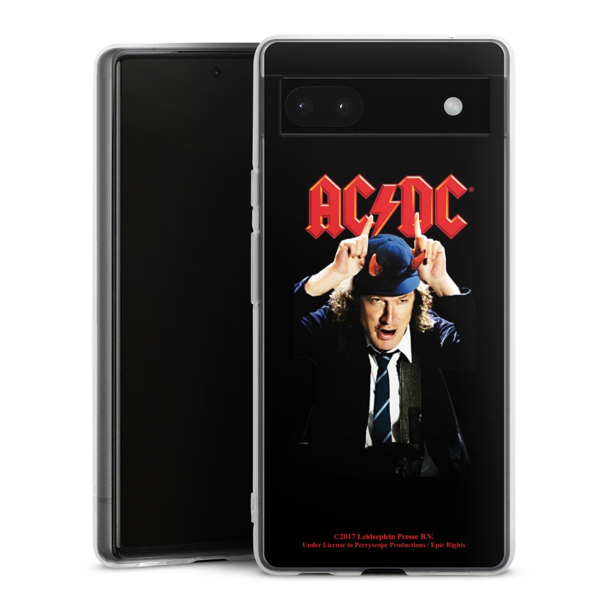 Google Pixel 6a Handy Silikon Hülle Case transparent Handyhülle Merchandise Acdc Riverplate Silikon Case