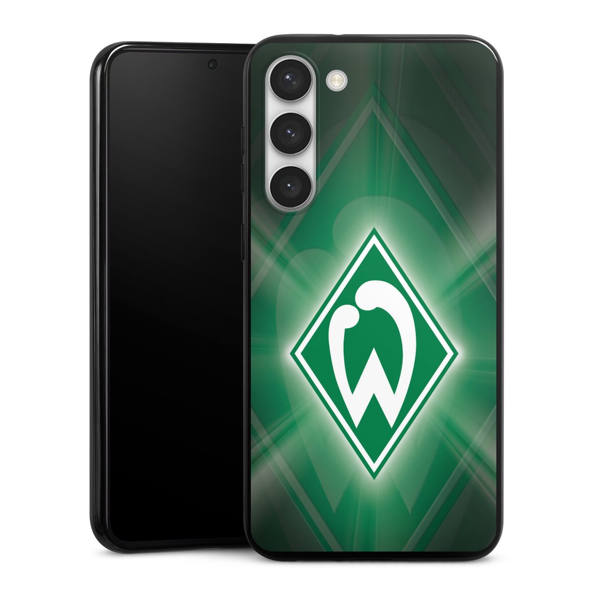 Galaxy S23+ Handy Silikon Hülle Case schwarz Handyhülle Sv Werder Bremen Official Licensed Product Coat Of Arms