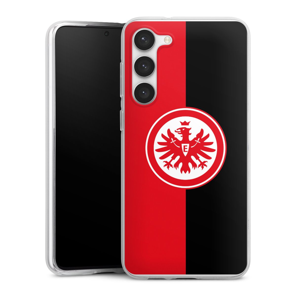 Galaxy S23+ Handy Silikon Hülle Case transparent Handyhülle Official Licensed Product Eintracht Frankfurt Sge Silikon Case