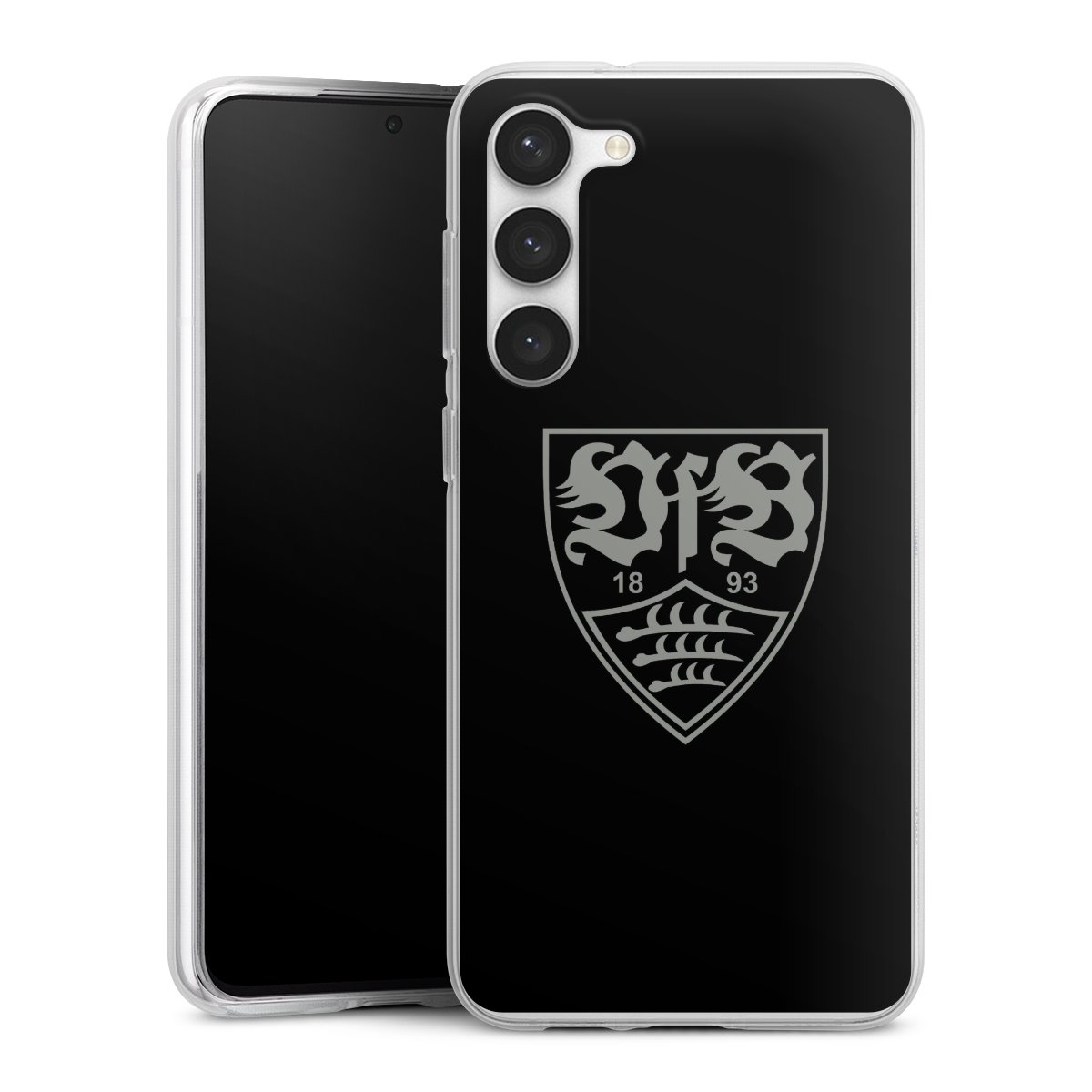 Galaxy S23+ Handy Silikon Hülle Case transparent Handyhülle Official Licensed Product Vfb Stuttgart Silikon Case