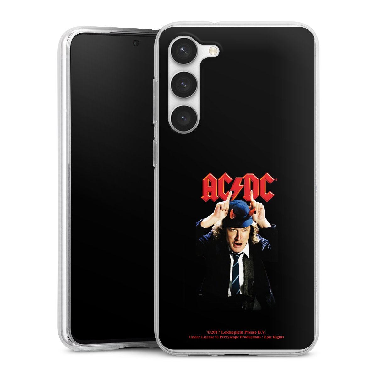 Galaxy S23+ Handy Silikon Hülle Case transparent Handyhülle Merchandise Acdc Riverplate Silikon Case